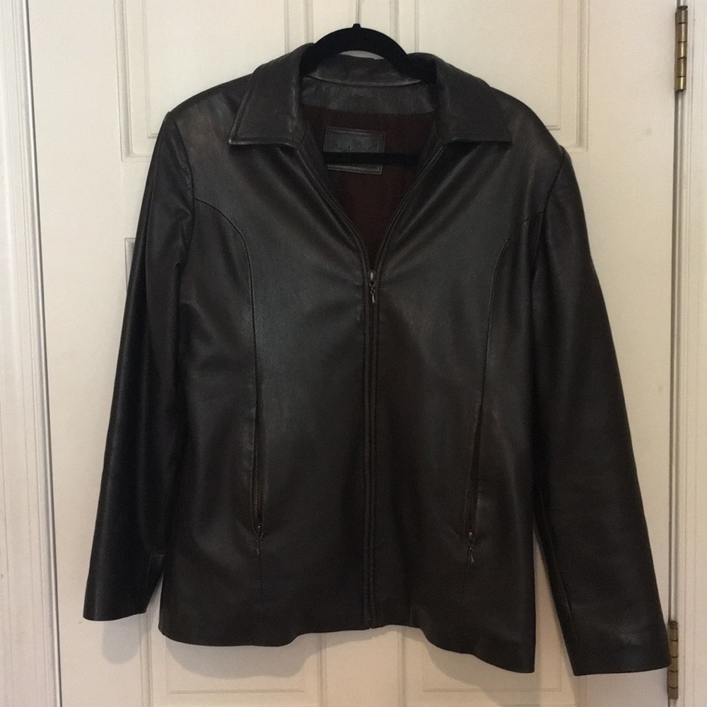 Leather jacket